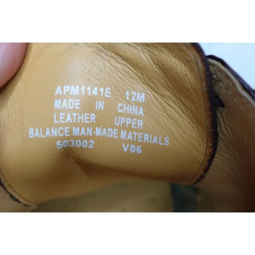 Rockport Men's 12M Brown Leather Cap Toe Comfort Oxford Dress Shoes APM1141E